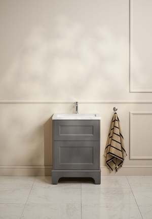 Kensington Vanity Unit 60 Dark Grey Floorstanding For Work Top (1)