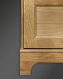 Kensington Vanity Unit 80 Natural Oak Floorstanding For Work Top (2)