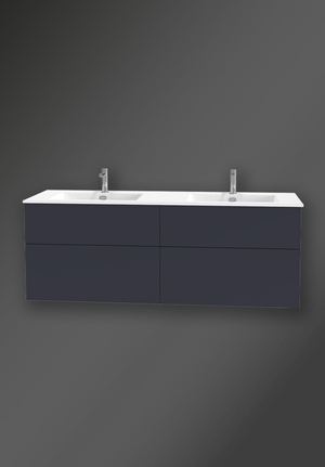 City Vanity Unit 1600 Midnight Blue