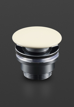 Bottenventil porslin cotton cream (1)