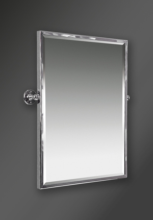 Framed Swivel Mirror Chrome