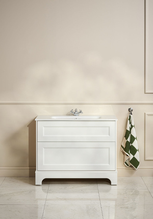 Kensington Vanity Unit 100 White Floorstanding (1)