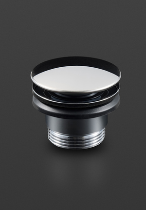 Bottenventil Pop-up Krom