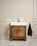 Kensington Vanity Unit 80 Warm Oak Floorstanding (2)
